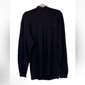 VTG, Columbia, Men’s Turtleneck, Black Long Sleeve, XL, men’s tall, discontinued